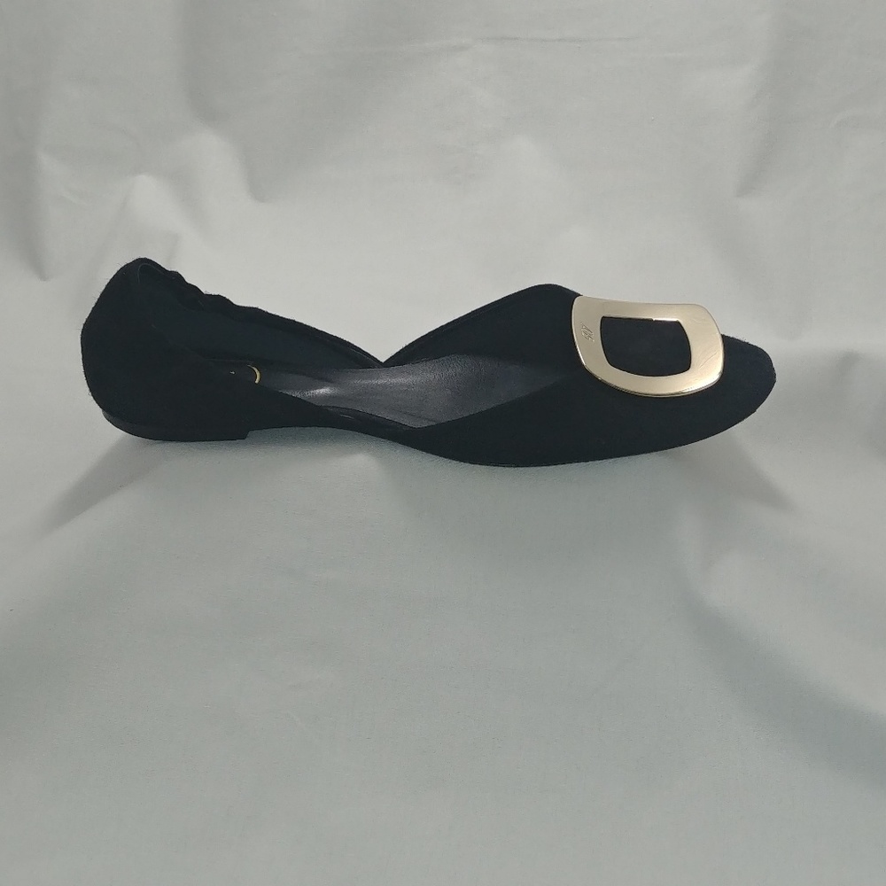 "Amputee" Roger Vivier suede ballerina flat. RIGHT